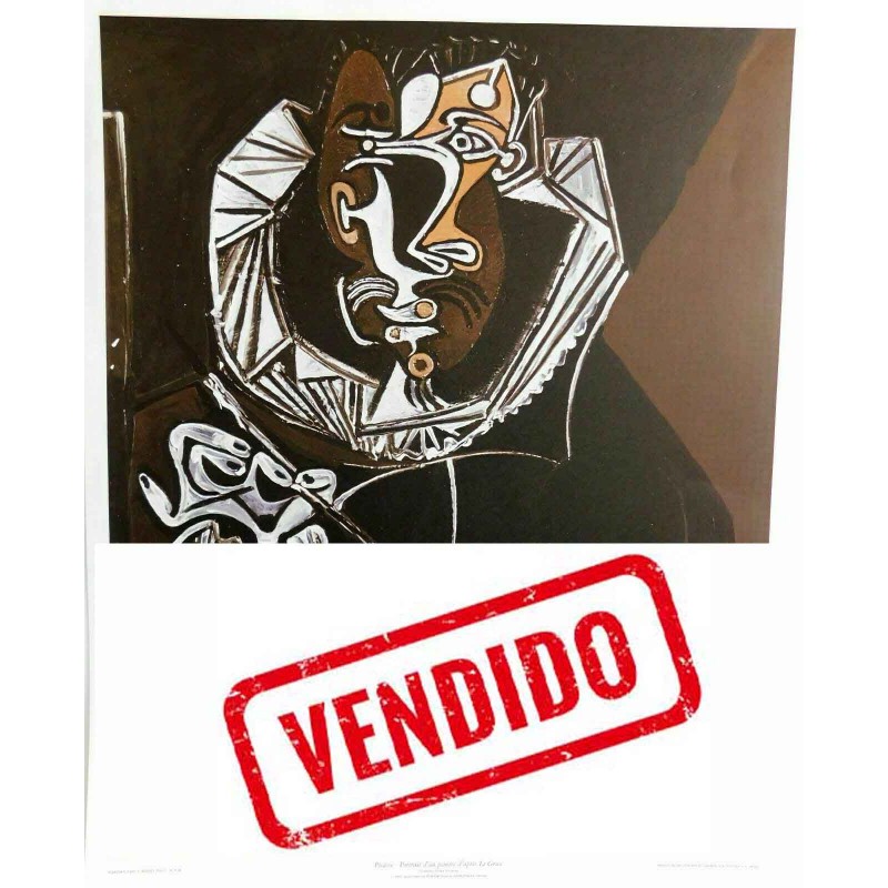 PABLO PICASSO - Retrato de pintor el Greco