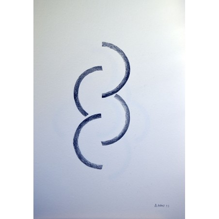 ANDREU ALFARO - Reproduccion de dibujo original del artista. 40 x 30 cm.