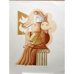 JORDI PLA DOMENECH. Allegorie der Malerei