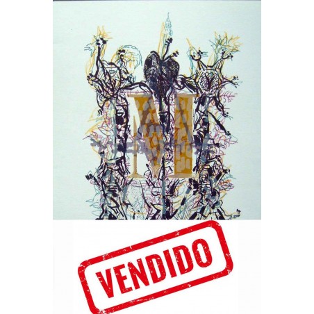 Jean-Paul Riopelle- Litografia original DLM nº 250