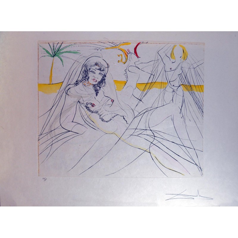 SALVADOR DALI - Mort de Cléopâtre