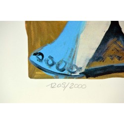 PABLO PICASSO - Mujer desnuda sentada