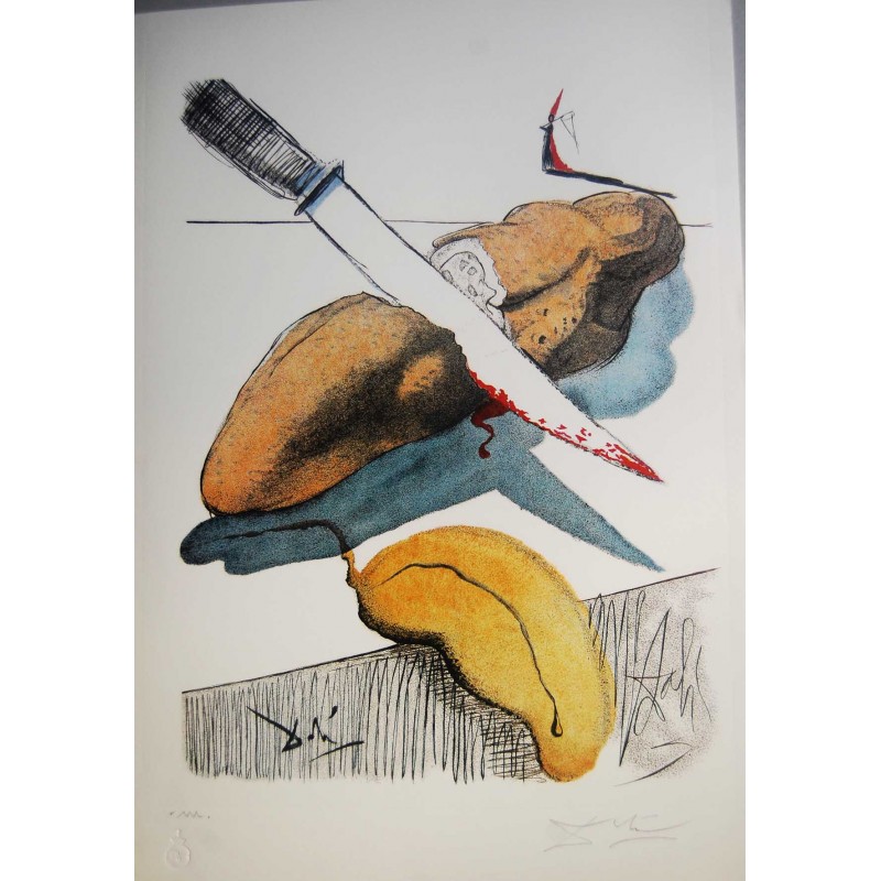 SALVADOR DALI - Cut cucumber