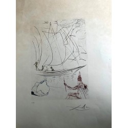 SALVADOR DALI - Shakespeare, la tempesta