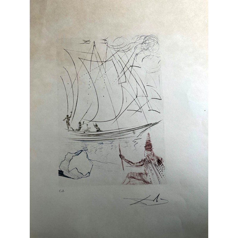 SALVADOR DALI - Shakespeare, la tempesta