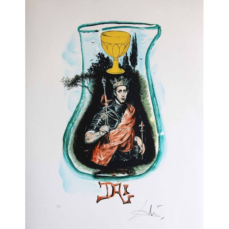 SALVADOR DALI - Tarot, El rey de copas