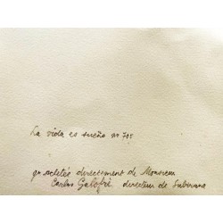 SALVADOR DALI - La vie est un rêve, personnage enchaîné