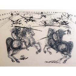 SALVADOR DALI - La vida es sueño, Los caballeros