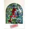 MARC CHAGALL - Ventana para sinagoga de Jerusalen