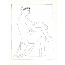 PABLO PICASSO - Naked woman...