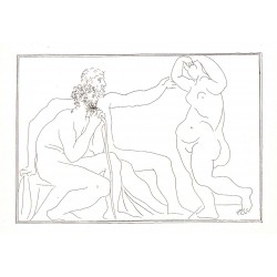 Dos escultores ante una estatua