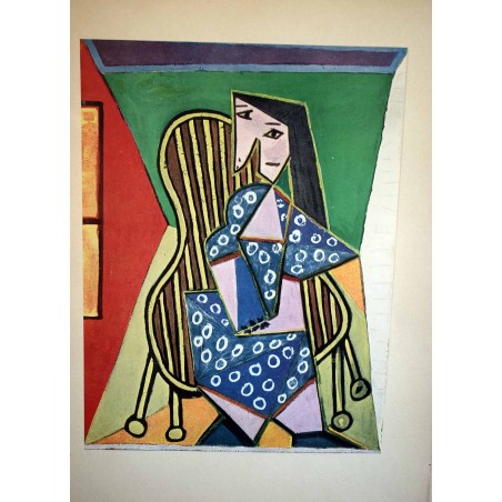 Sitzende Frau
