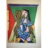PABLO PICASSO - sitting woman