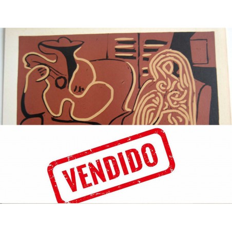 PABLO PICASSO - Reproduccion linoleo original