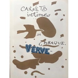 GEORGE BRAQUE - Rivista Verve , copertina del numero 31-32