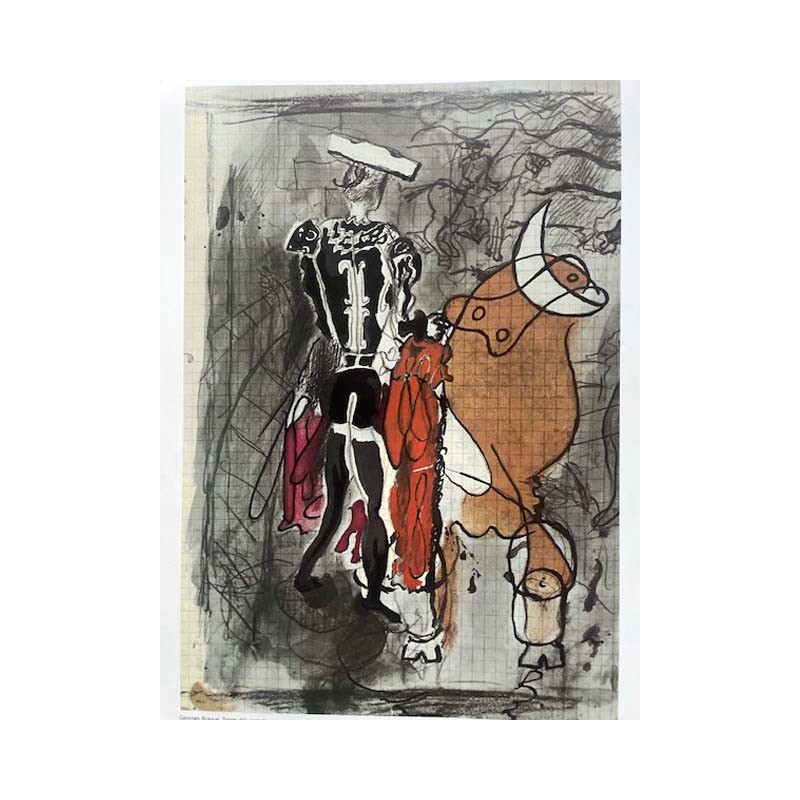GEORGE BRAQUE - El torero. Revista Verve nº 31-32