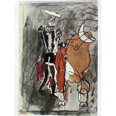 GEORGE BRAQUE - Il torero. Rivista Verve , numero 31-32