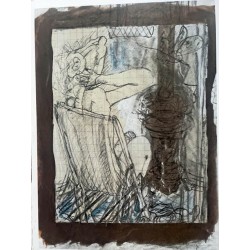 GEORGE BRAQUE - Femme nue assise. Verve Magazin,  Ausgabe 31-32