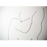EDUARDO CHILLIDA Litografia original, 2001. 40 x 30 cm.