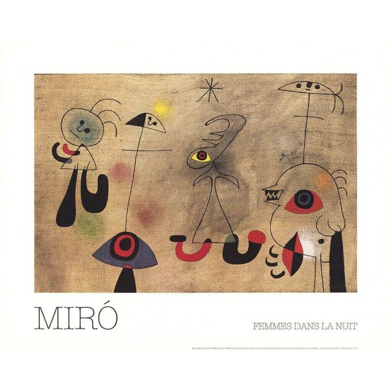 JOAN MIRÓ - Mujeres de noche